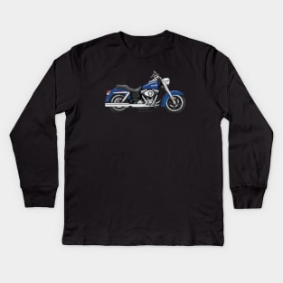 Harley-Davidson Switchback blue, s Kids Long Sleeve T-Shirt